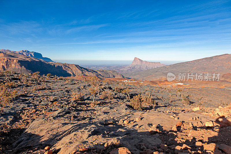 Al Hajar山脉的山峰